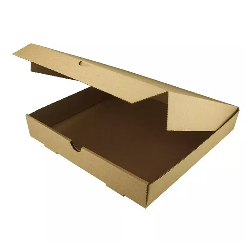 Boites a pizza 24x24x4,5cm kraft brun ECO