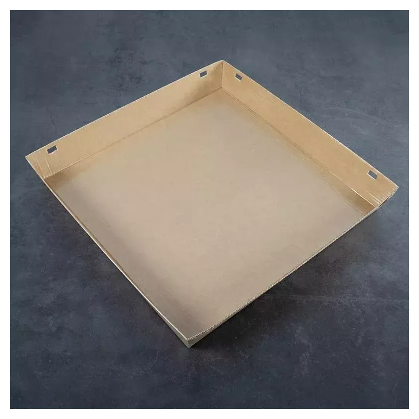Boites pizza 29x29x4cm carton PE brun