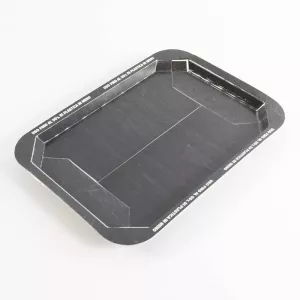 Ravier carton/film noir 250x180x13mm B6-13