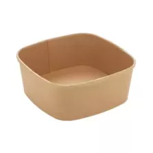 Bol carre carton/PE 1,2L 170x170x65mm