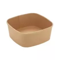 Bol carre carton/PE 1,2L 170x170x65mm