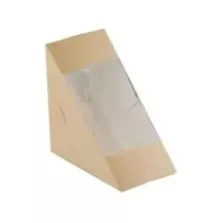 Sandwichbox kraft brun plus fenetre