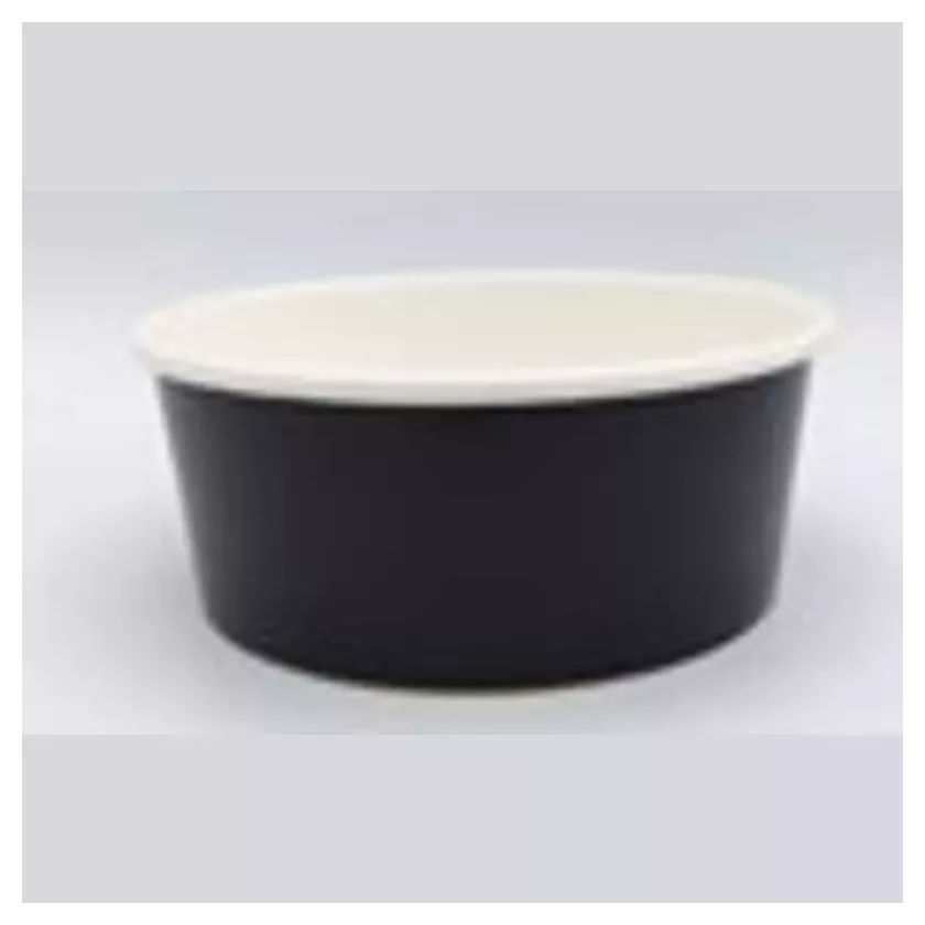 Karton-PE bowl 900ml noir d184x50mm