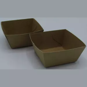 Ravier carton A2 brun 55x55x35mm ECO
