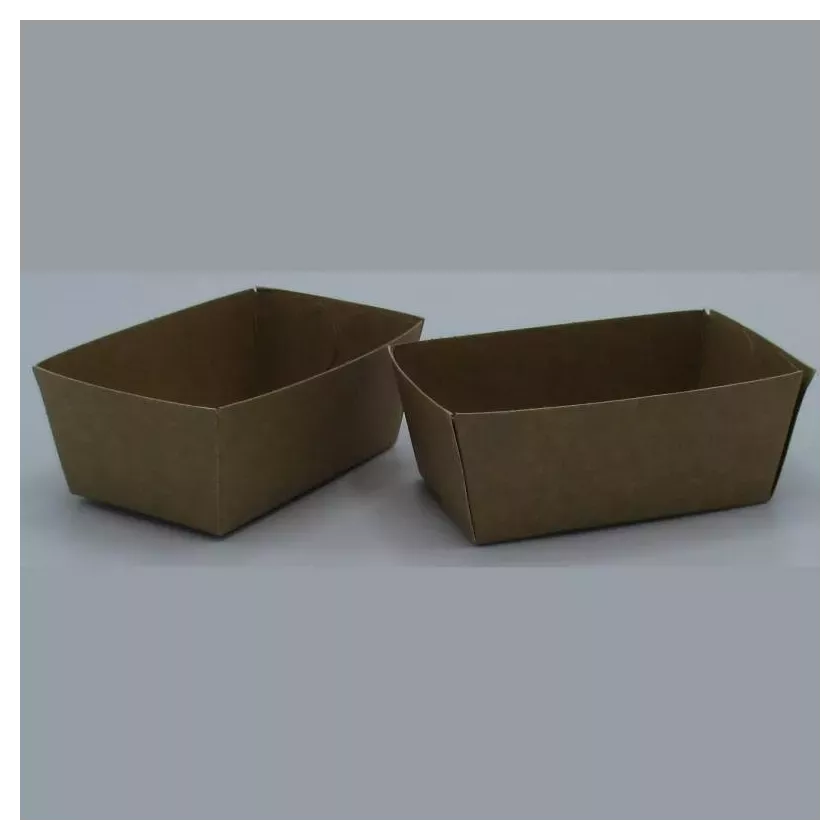 Ravier carton brun 90x55x40mm ECO