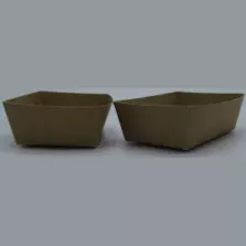 Ravier carton brun 120x70x45mm ECO