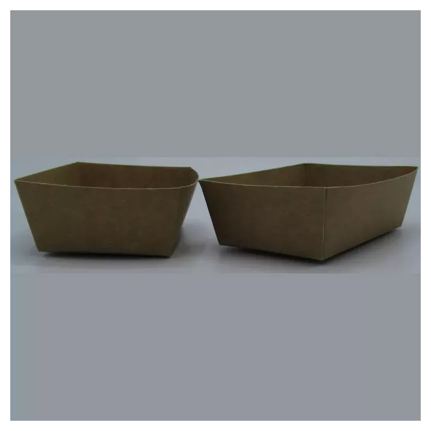 Ravier carton brun 120x70x45mm ECO