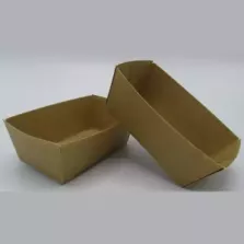Ravier carton brun 125x85x50mm ECO
