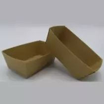 Ravier carton brun 125x85x50mm ECO
