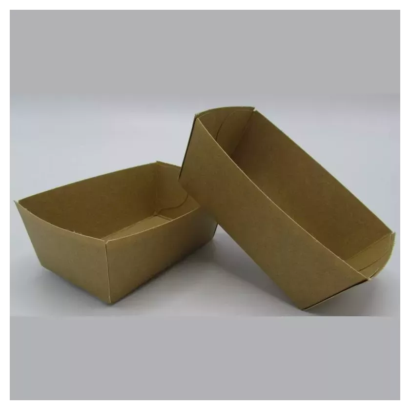 Ravier carton brun 125x85x50mm ECO