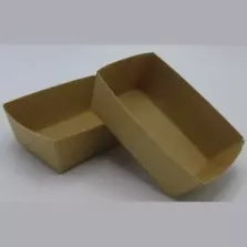 Ravier carton brun 150x90x50mm ECO