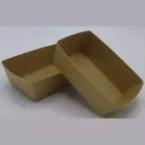 Ravier carton brun 150x90x50mm ECO