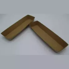 Ravier carton A8 brun 255x80x34mm ECO