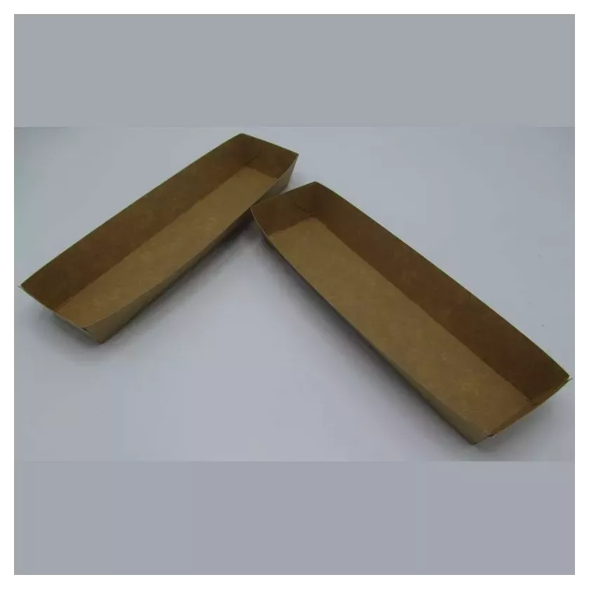Ravier carton A8 brun 255x80x34mm ECO