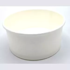 Bol carton/PE 250ml blanc d100x46mm ECO