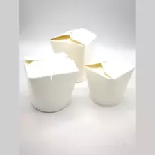 Gobelet a pates carton/PE 480ml blanc