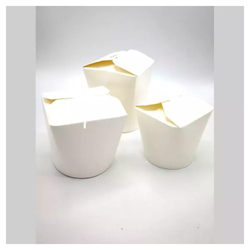 Gobelet a pates carton/PE 480ml blanc