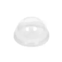 RPET couvercle carton PE cup 120ml diametre 75 dome