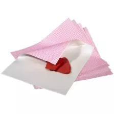 Papier duplex 32x32cm Vichy rose