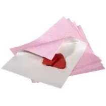Papier duplex 32x40cm Vichy rose