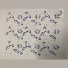 Duplex ECO blanc 40x48cm poisson