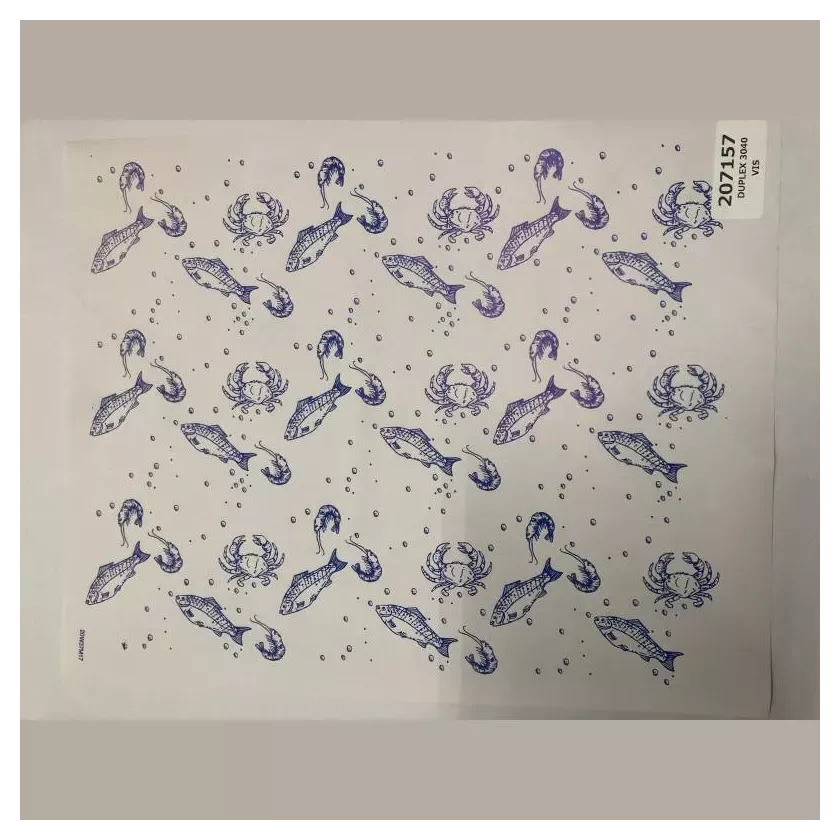 Duplex ECO blanc 40x48cm poisson