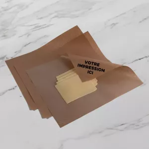 Duplex Linepack imprime 32x40cm 60g kraft brun natura