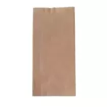 Sac papier stand brun 40g 2 poches ficele 270x120x(2x35)mm Linepack