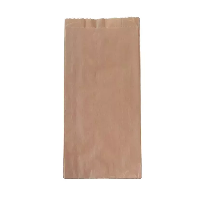 Sac papier stand brun 40g 2 poches ficele 270x120x(2x35)mm Linepack