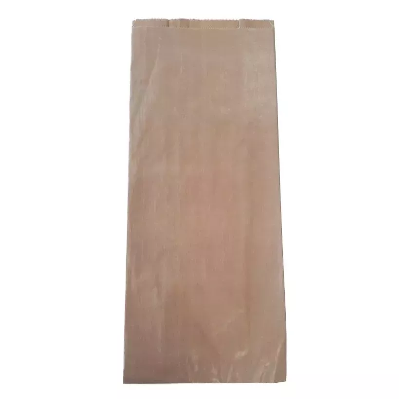 Sac papier stand brun 50g 30 poches 630x260x(2x65)mm Linepack