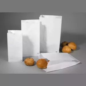 Papier sac blanc 6 plis 50g ficele 350x140mm