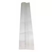 Sac baguette standard kraft 620x95x(2x37)mm 1 piece blanc