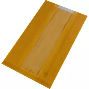 Sac pain plus fenetre paraffine brun 400x175x(2x52,5)mm 1-2kg carre