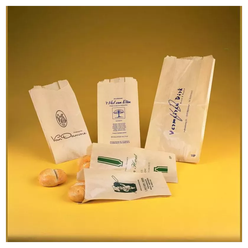 Sac papier imprime 50g P 6 poches blanc 340x170x(2x52)mm