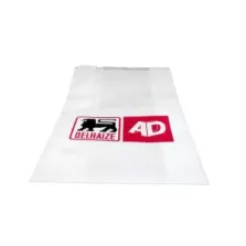 Sac papier imprime 50g 8 poches blanc 400x170x(2x55)mm Delhaize