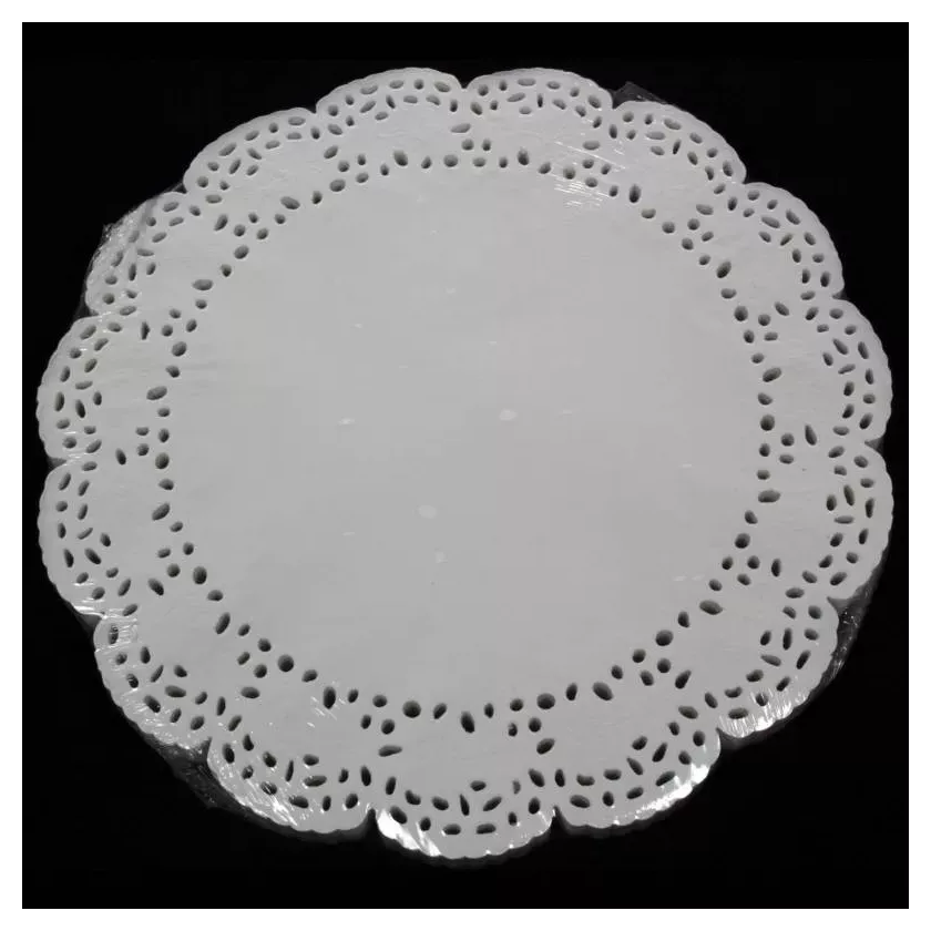 Dentelles menu 34cm rond