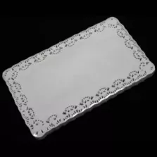 Dentelles menu 14x24cm