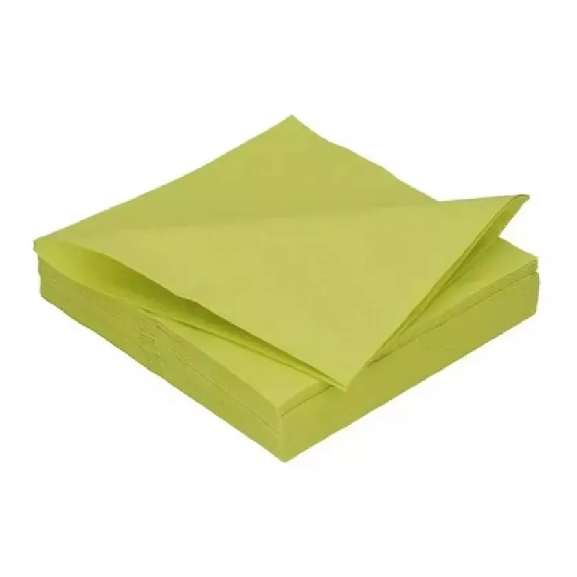 Serviettes 2 couches kiwi Duni 160094 33x33cm