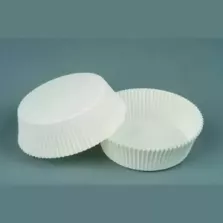 Cuvettes d70mm blanches h30mm