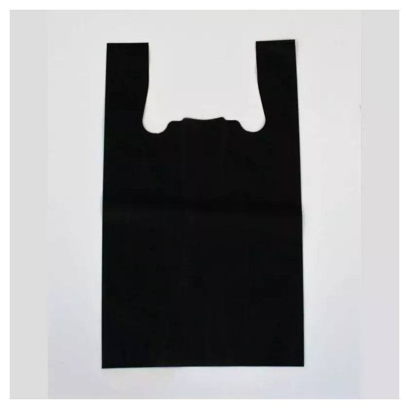 Shopper non tisse PP noir 500x300+160mm