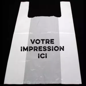 Shopper imprime 14my blanc 400x250+140mm