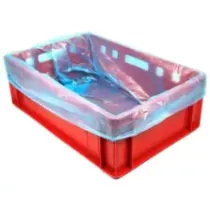 Sac HDPE pour bac 60x2x20x62cm 20 microns bleu