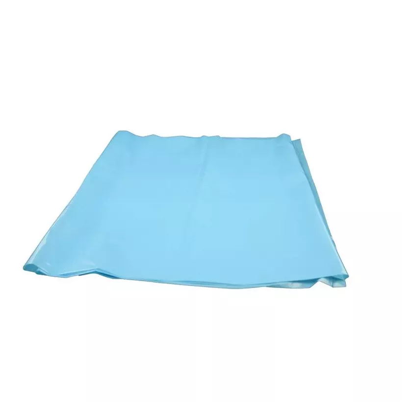 Sac LDPE 35x120mm 30my bleu