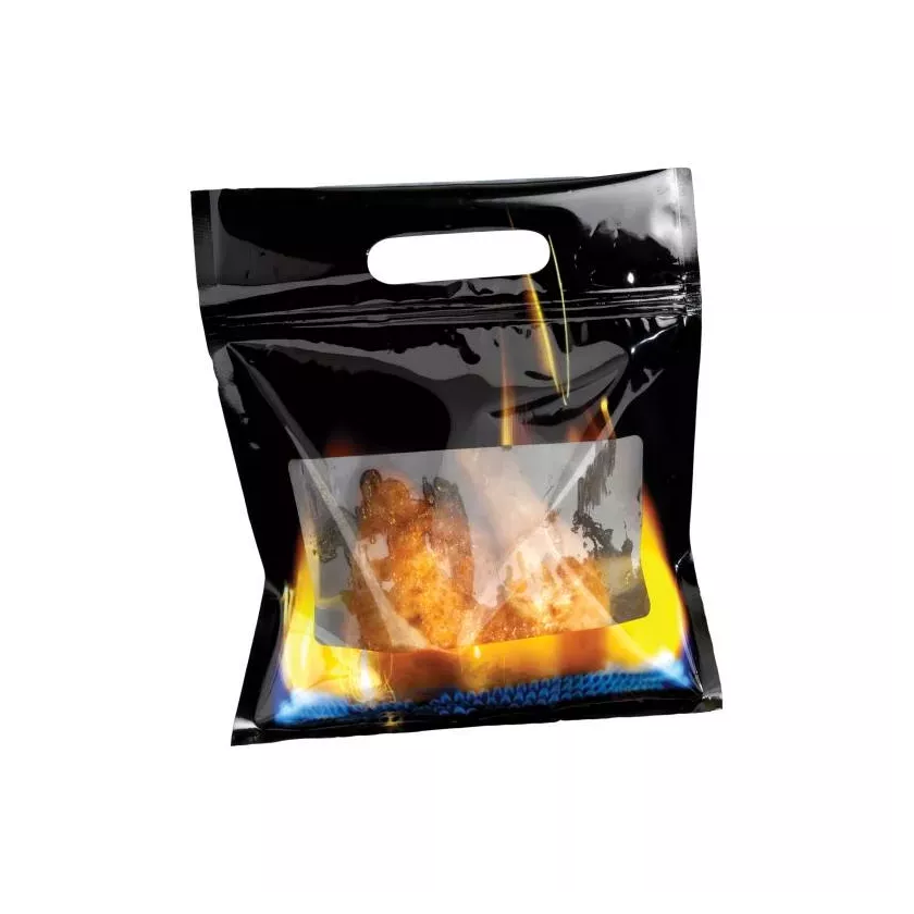 Sachet poulet plastique refermable 215x255x70mm