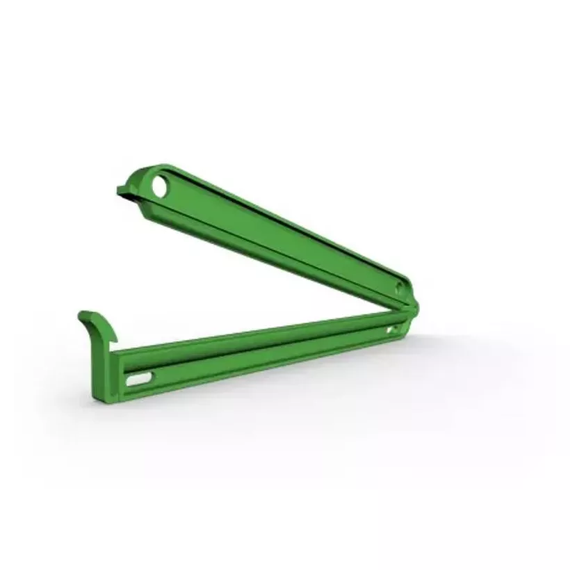 Ferme-sac clip vert 26cm