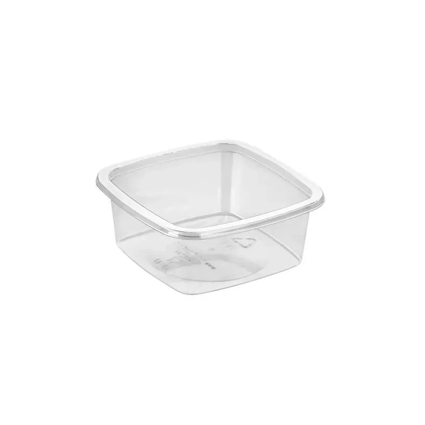 Ravier APET 260ml transparent 101x101x40mm