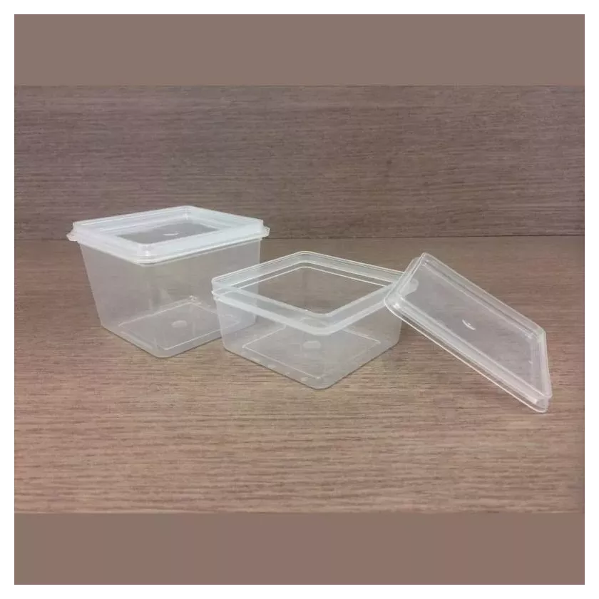 PP ravier carre 150ml transparent 80x80x39mm - cachete