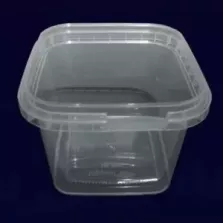 PP ravier carre 360ml transparent 95x95x73mm - cachete