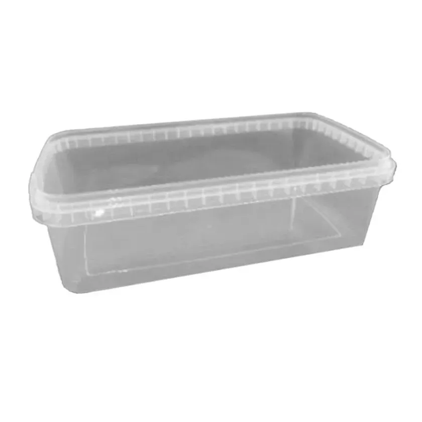 PP ravier rectangulaire 1750ml transparent 240x128x71mm - cachete