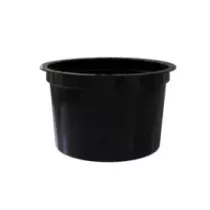 PP cup 250g diametre 95mm noir Blanco